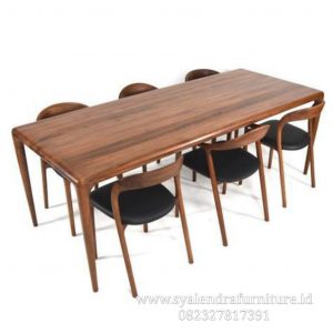 Meja Makan Cafe Panjang Minimalis Model Terbaru