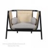 Kursi Sofa Cafe Retro Anyaman Rotan