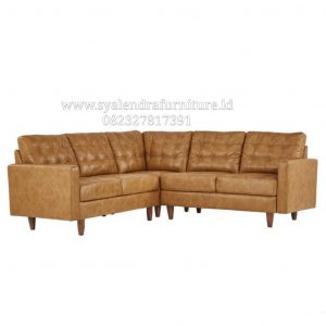 Sofa Tamu Sudut Retro Modern