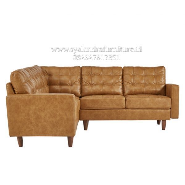 Sofa Tamu Sudut Retro Modern