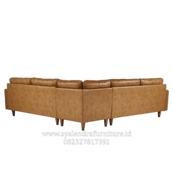 Sofa Tamu Sudut Retro Modern