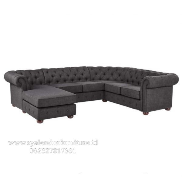 Kursi Sofa Sudut Chesterfield SF-KTMU-007