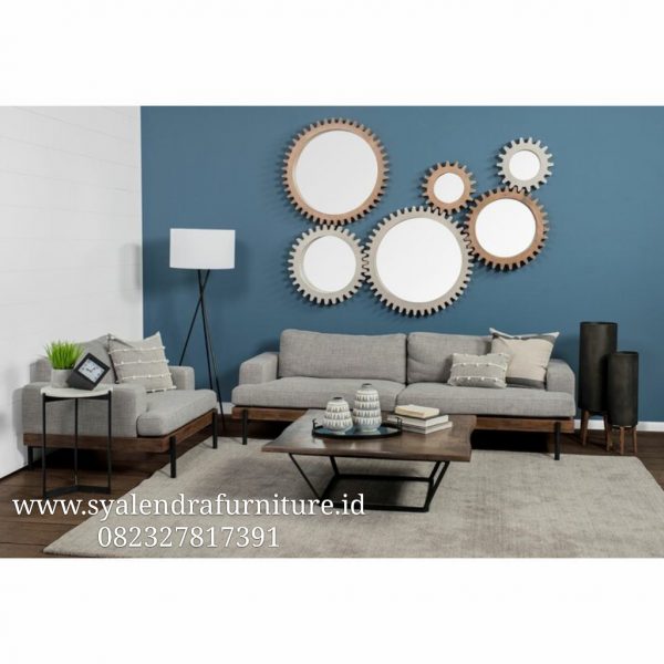 Kursi Sofa Tamu Minimalis Kombinasi Kaki Besi