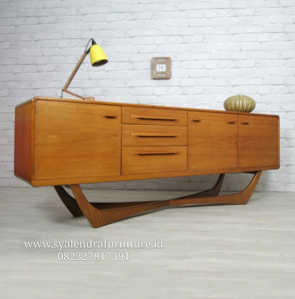 Bufet Retro Ruang Tamu Model Terbaru