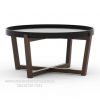 Coffe Table Bundar Jati Solid