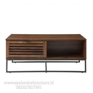 Coffe Table Minimalis Kaki Besi Industrial