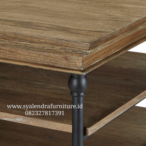 Meja Tamu Model Klasik Industrial