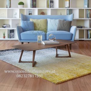 Coffe Table Modern Jati Solid Natural