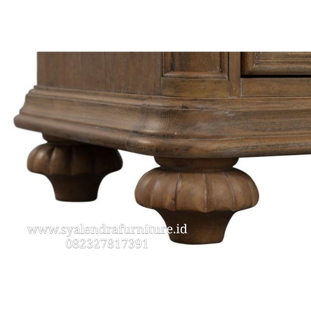 Meja Rias Model Klasik Jati Solid