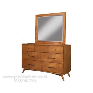 Meja Rias Retro Jati Solid