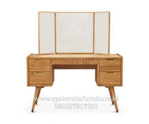 Meja Rias Minimalis Jati Modern