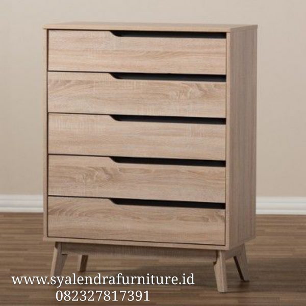 Nakas Minimalis 6 Laci Modern