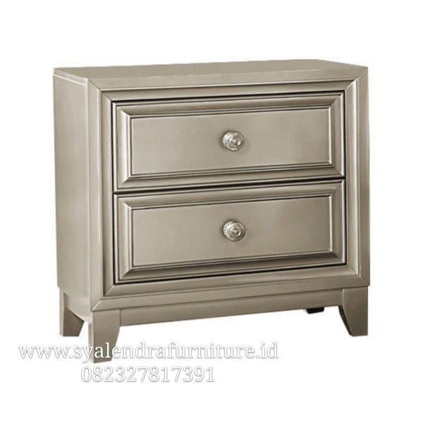 Meja Nakas Minimalis Kayu Solid