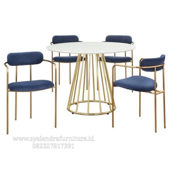 Set Meja Makan Marsai Round