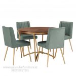 Set Meja Makan Modern Industrial