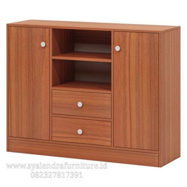 Bufet TV Minimalis Walnut