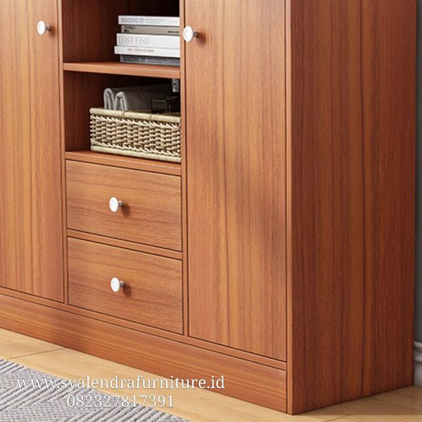 Bufet TV Minimalis Walnut