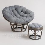 Sofa Santai Rotan Sintetis Jok Tebal