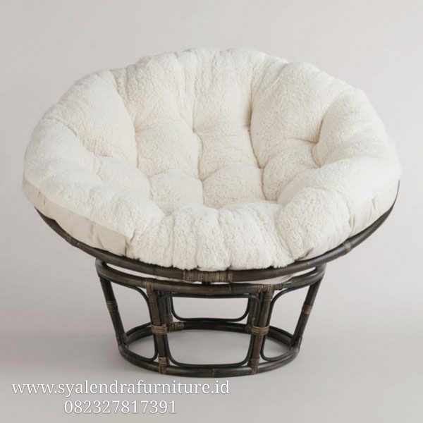 Sofa Santai Rotan Sintetis Jok Tebal