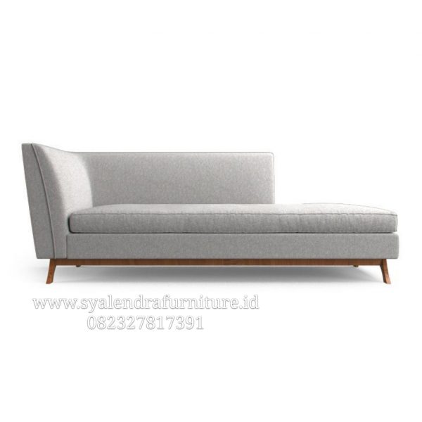 Sofa Santai Skandinavia Jati Walnut