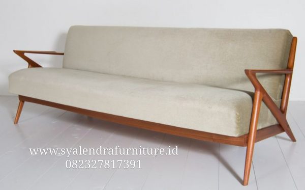 Sofa Bed Minimalis Modern Jati